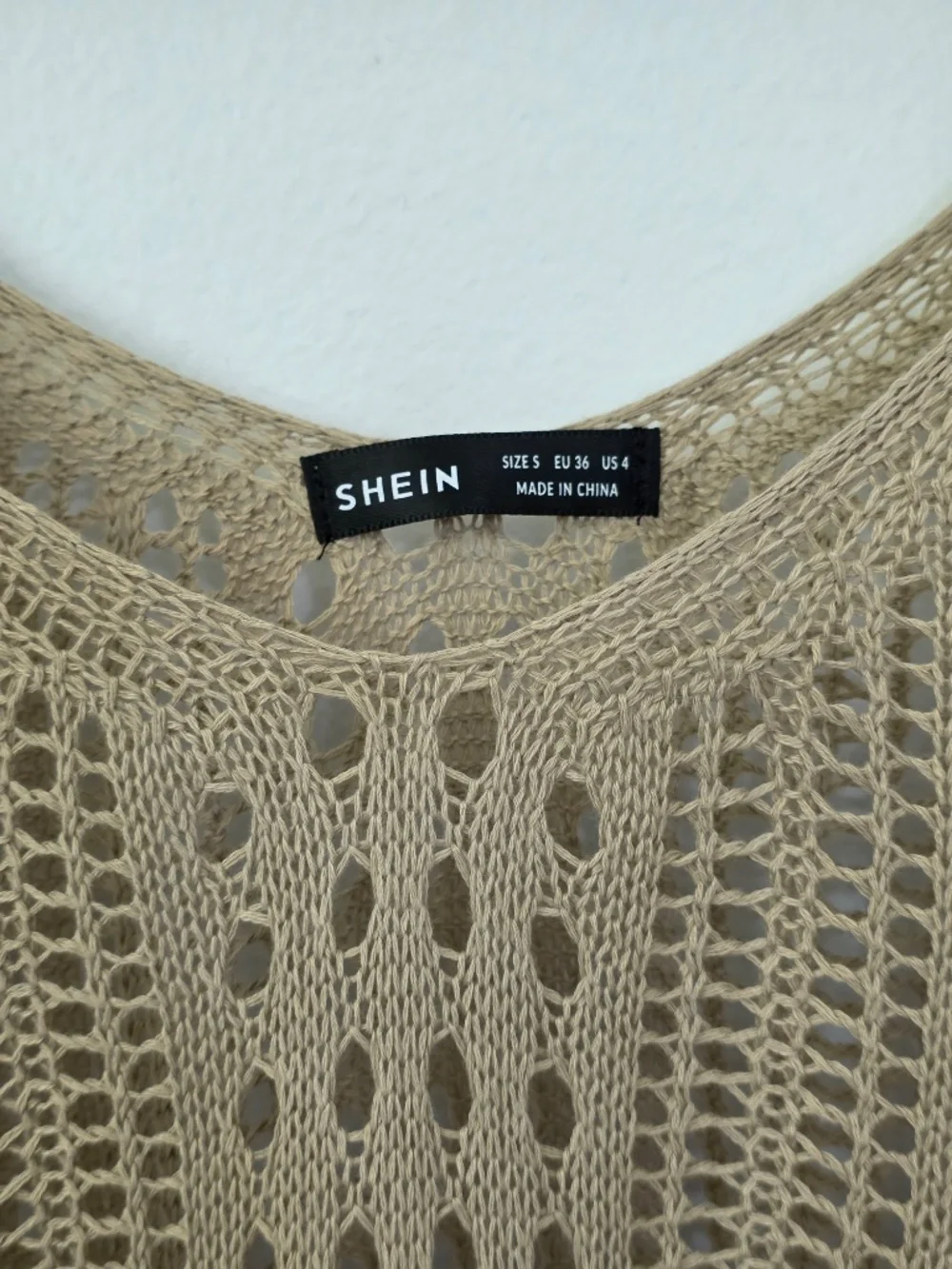 Shein Breezaya Women's Coverup - Khaki - Small